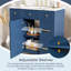 Ensemble de meuble-lavabo moderne 36 "avec lavabo en céramique-2147304834