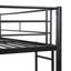 Lit double superposé double avec lit gigogne en métal, aucun sommier requis, assemblage facile