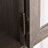 Spacious Storage Cabinet With Glass Door For Office - Brown Tall Elements Living Area