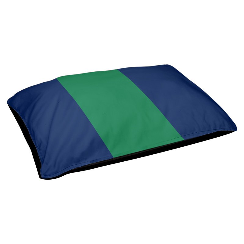 Coussin Designer, Moyen (L 30 po x l 40 po), Bleu / vert