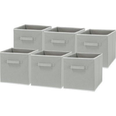 Ensemble de bacs de rangement en tissu