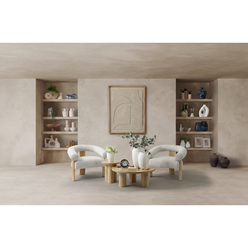Set Of 3 6/7/9" Chain Boxes, Ivory