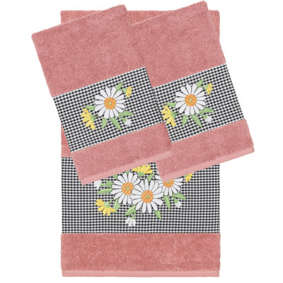 DAISY 3 Piece Turkish Cotton Towel Set