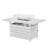 Brandtley 26.4" H x 54.3" W Aluminum Propane Outdoor Fire Pit Table with Cover-92366465