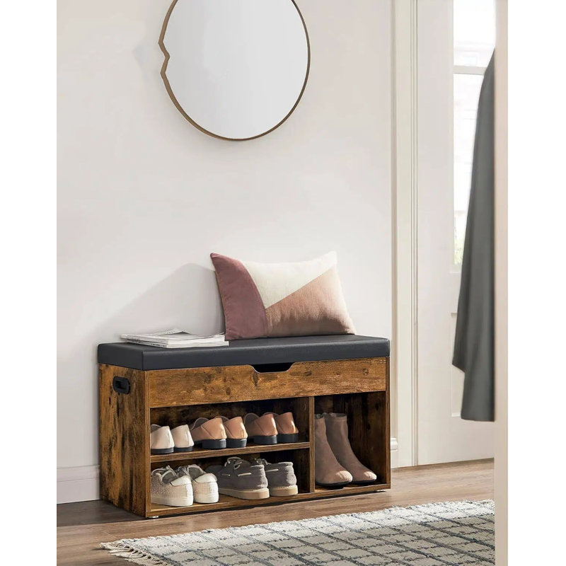 10 Pair Shoe Storage Bench
