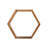 Seegmiller 5 Piece Hexagon Mango Floating Shelf
