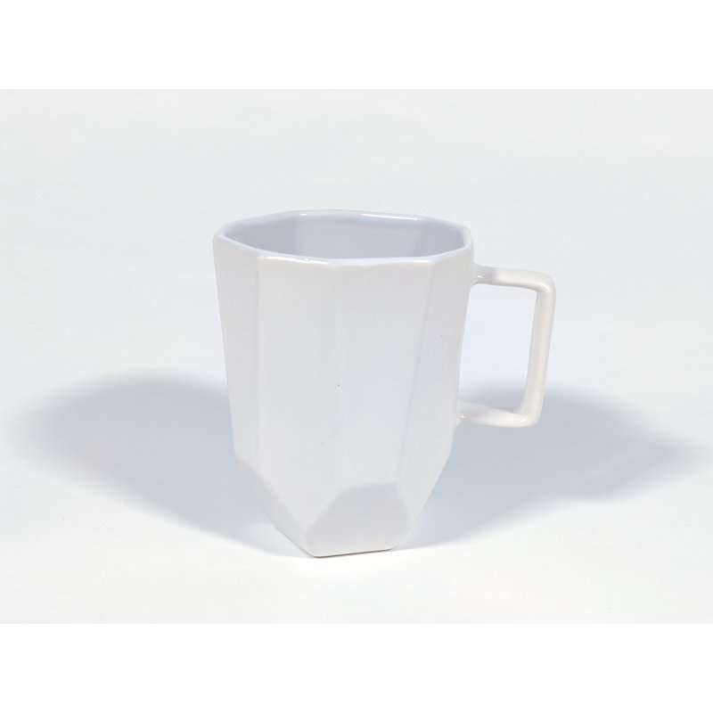 Dayde Ceramic Coffee Mug, White