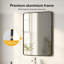 Glass Rectangle Wall Mirror Set
