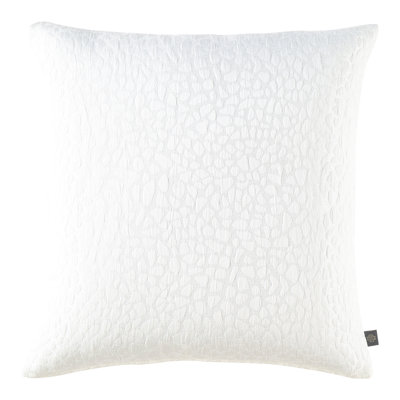 GMF ICY Winter Woven Pebble Texture Polyester Throw Cushion Cover With Zipper   Pack Of 2 (Size: 18 X 18 Inch)
