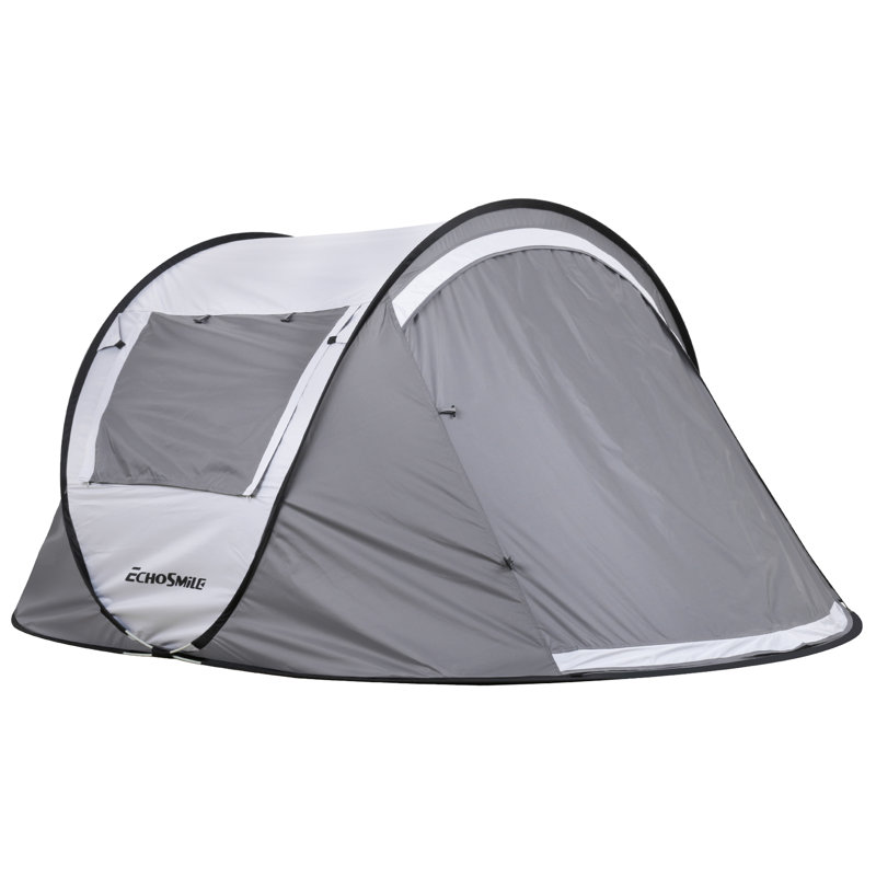 Gray and White 2-Person Four Season Dome Camping Tent