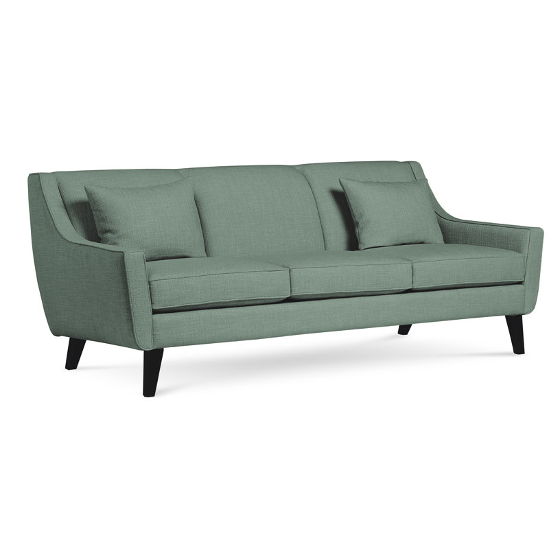 Gros Upholstered 85'' Sofa, Vibe Coastal Chenille