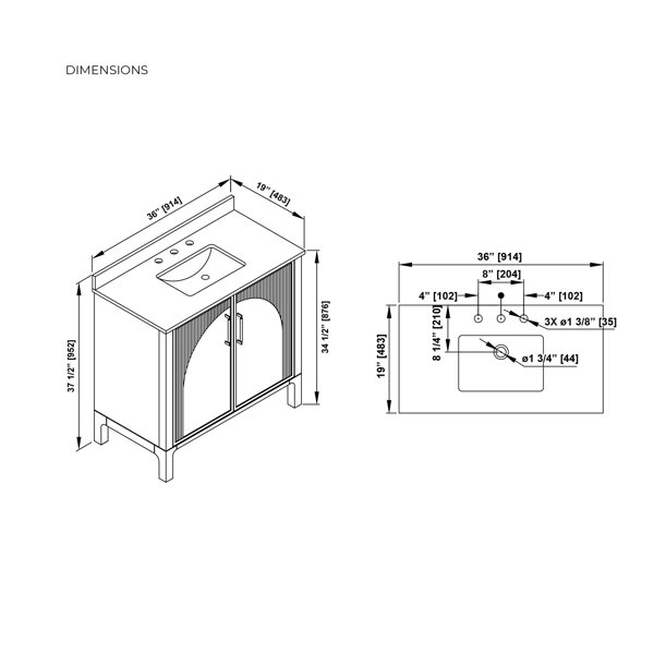 Dimensions du produit