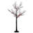 Vickerman 4' Black Twig Tree 48 Purple/Orange LED Lights