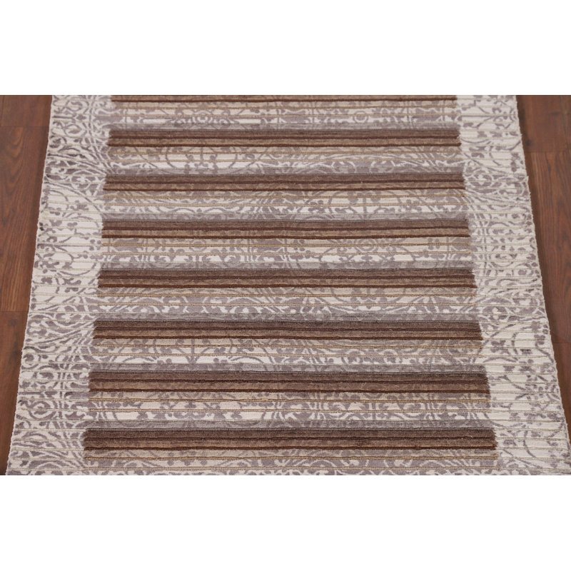 Abstract Modern Oriental Rug 3x5