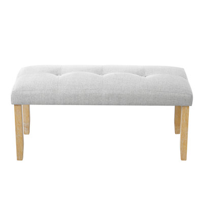 Upholstered Tufted Bench, Modern Bedroom Benches Upholstered Dining Benches, Fabric End Of Bed Bench For Bedroom Dining Room Living Room Entryway
