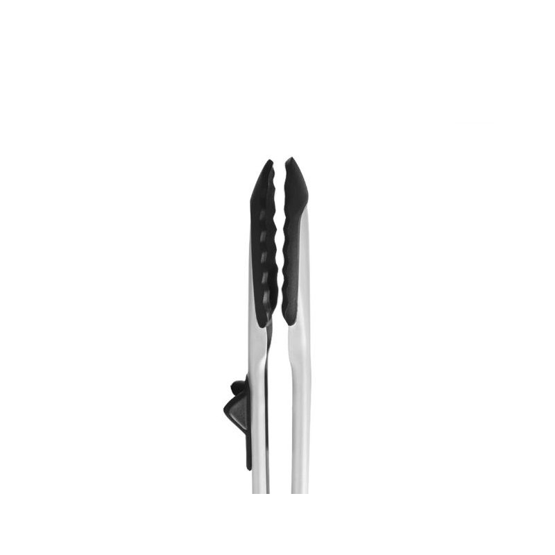 Silicone Tip Top Tongs - Light Aqua, Black