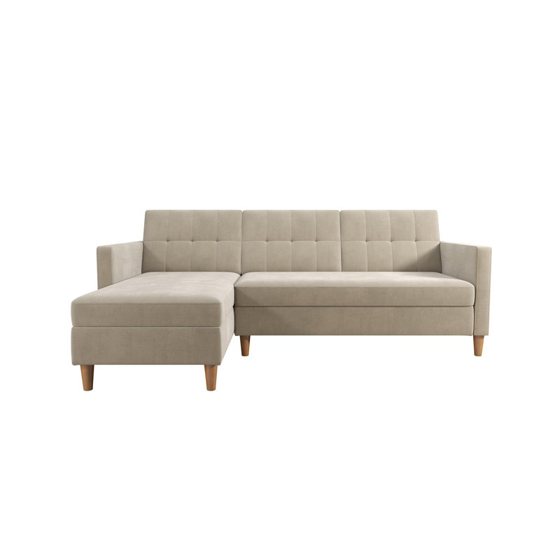 Abram 3 Seater Sofa Bed, Tan
