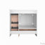 Meuble-lavabo sur pied 72 po avec lavabo en céramique style Shaker-118673964