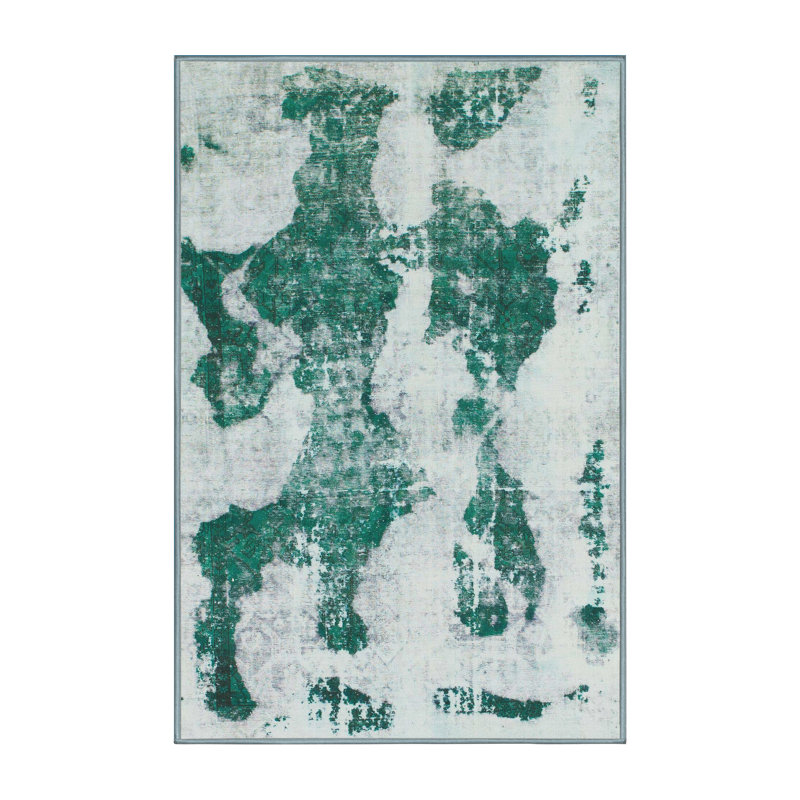 Tapis abstrait moderne 838, Tapis de couloir 2 pi x 5 pi