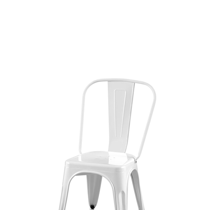 Chaises de bar Modern Modern, Blanc antique, H 33 po x l 17 po x P 17,50 po