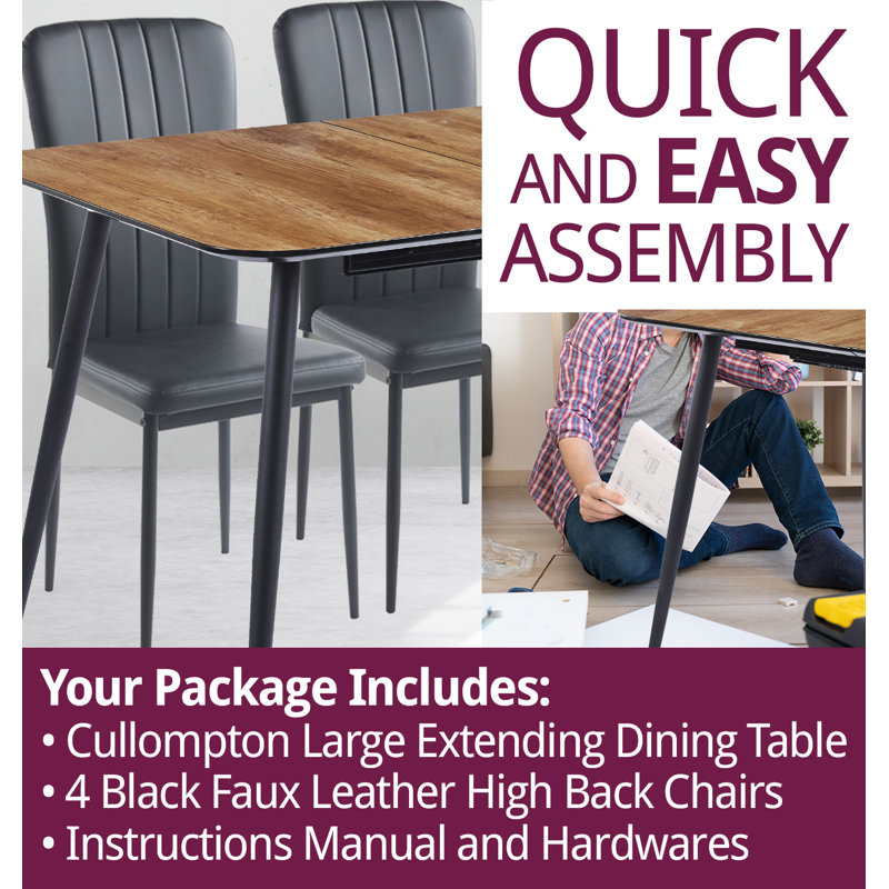 4 - Person Extendable Dining Set