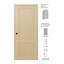Porte pré-suspendue simple en bois manufacturé 2 panneaux à 2 panneaux-106872370-94623325-94623320