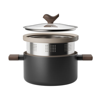 Stock Multipurpose Pasta Pot with Strainer Lid