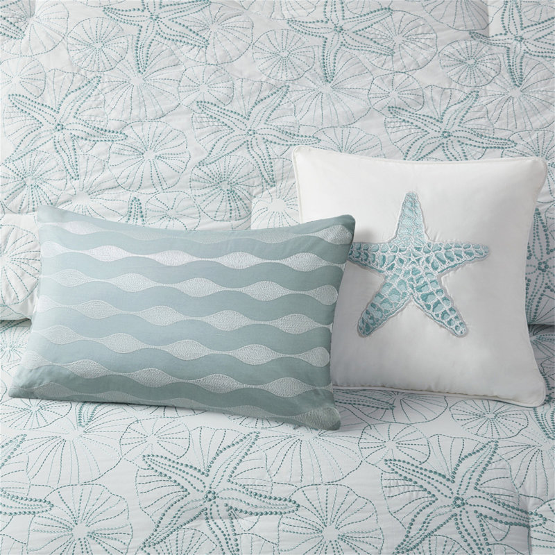 Comforter Set White, Queen Comforter + 2 Shams
