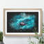 Manta Ray - Picture Frame Graphic Art-62802403-62802404