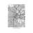Los Angeles Minimal Urban Blueprint Map by Hubert Roguski - Wrapped Canvas Print-312524410