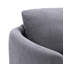 Chaise en lin gris yuina