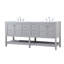 Ensemble de meuble-lavabo double 72 po Krish-1055073961