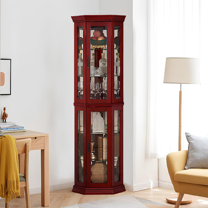 Armoire de salle à manger Adaidh, Cerisier