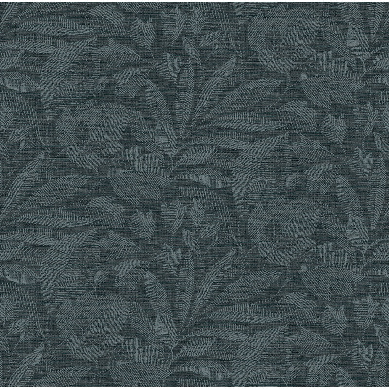 Loom Floral Roll, Navy