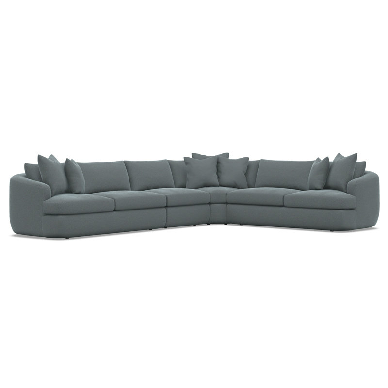 Jules Fabric 4 Pc Sectional, 1592-110