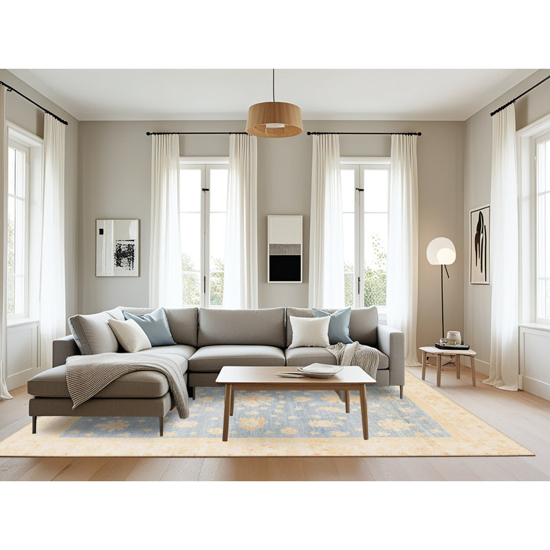 Tapis abstrait moderne 3493, Rectangle 8 pi x 12 pi