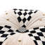 Diamond and Dot Footstool