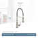 Moen Weymouth Pre-Rinse Spring Pull-Down Single Handle Kitchen Faucet