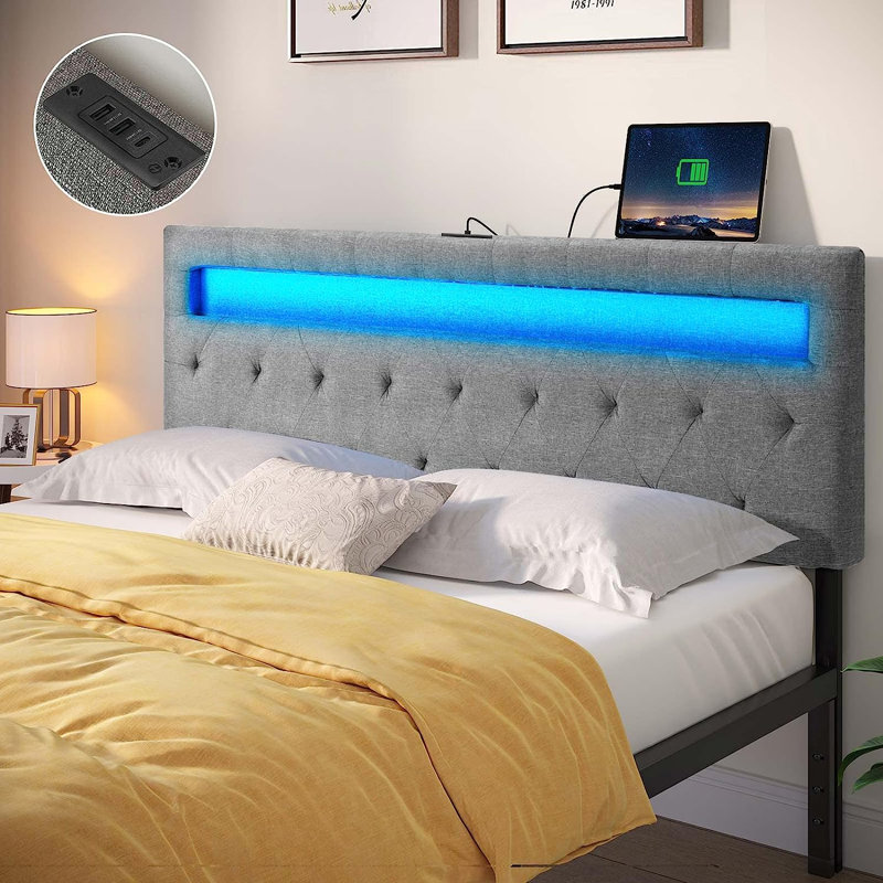 Deantae Upholstered Headboard, Queen