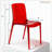 Lade Transparent Plastic Stackable Dining Chair with Waterfall Edge Seat – Lightweight Versatile Accent & Kitchen Side Chair, No Assembly Required-299198451-401838411