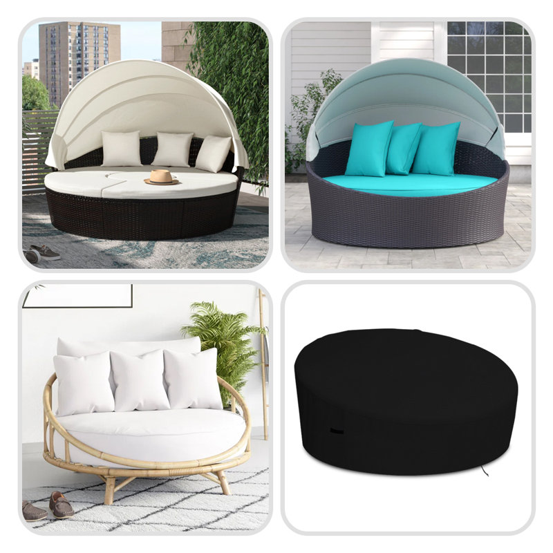 Housses pour lit de jour pleine grandeur, housses pour lit de jour, housses pour lit de jour haute densité, housse pour lit de jour d'extérieur