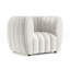 Fauteuil demi-tonneau capitonné Celal Channel-1255039698