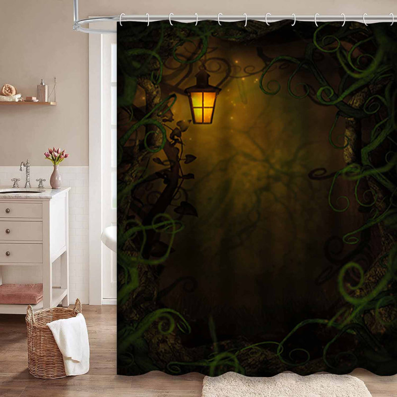 Rideau de douche Halloween Horror Spooky Vines, L 72 po x l 84 po