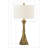 Kimmell 29.5" Twisted Worn Gold Table Lamp