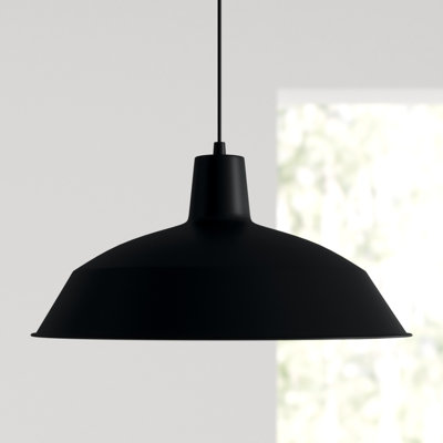Luminaire suspendu en forme de dôme à 1 lumière Cayson