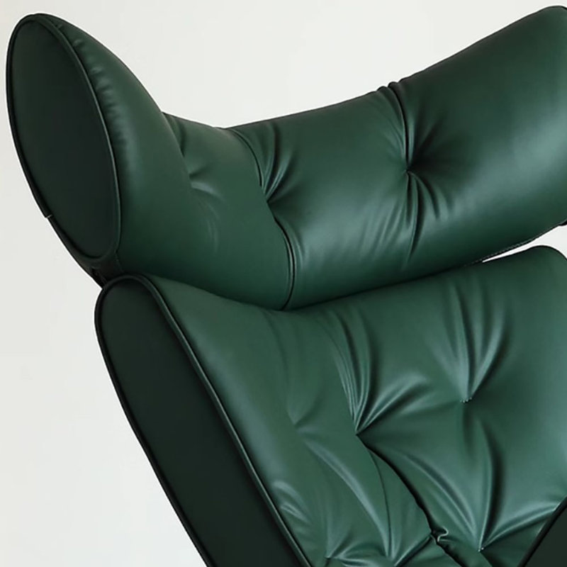 Chaise berçante simple de style italien, Vert