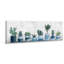 «Succulents in Blue Pots», reproduction d'art sur toile tendue-1110136702