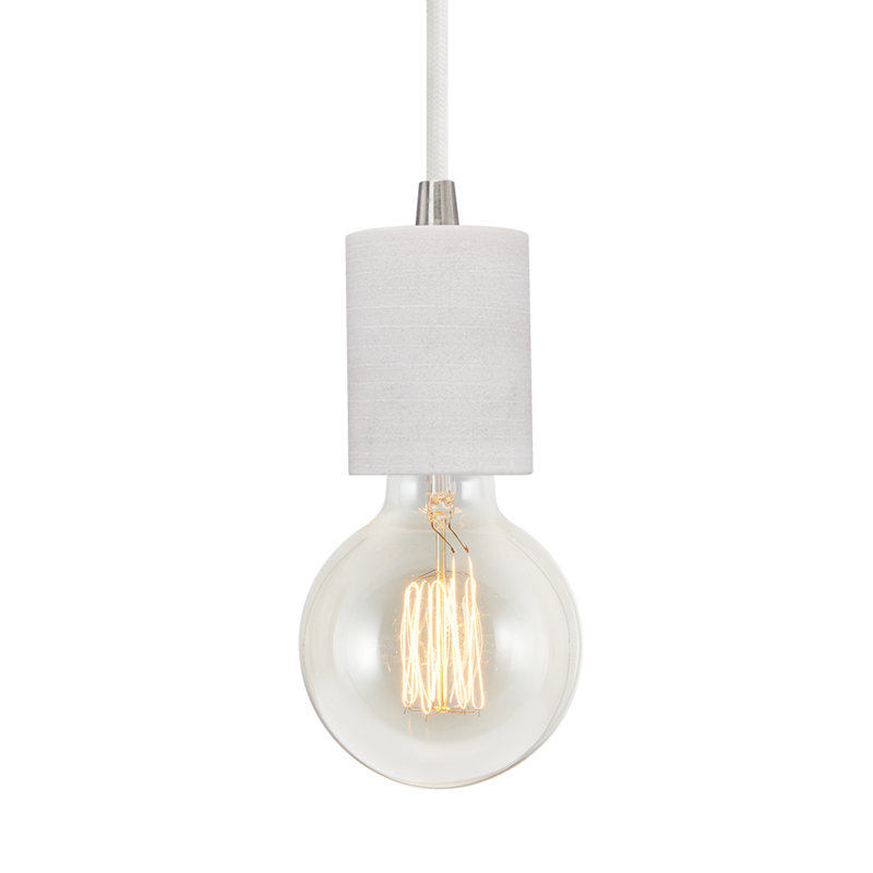 Luminaire sphère suspendu 1 lumières simple Castiel, H 66 po x l 4,5 po x P 4,5 po