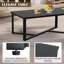 Table basse d'extérieur en aluminium