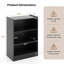 Rangement pour bibliothèque à 3 niveaux H 29,5 po x l 19,5 po-1333329470